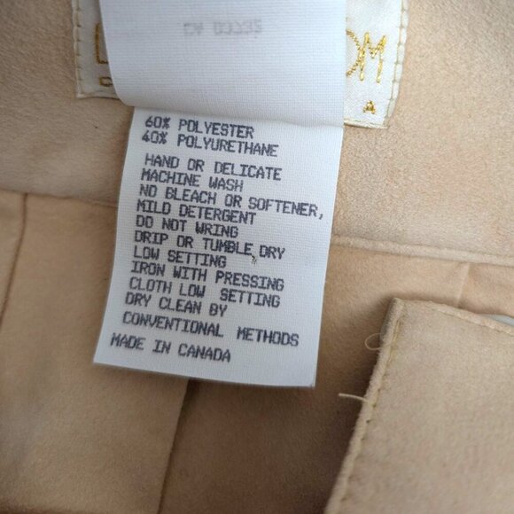 🍁V. Linda Lundstrom Pleated Ultra Suede Skirt - Picture 12 of 12